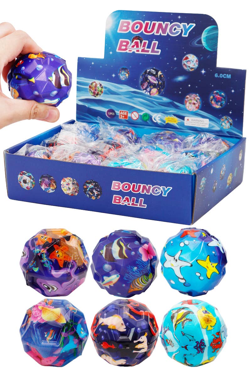Cap Zone - Wholesale Stress Relief Ball/Dough - Marine Ocean Sea Life Throw Bouncy Ball0