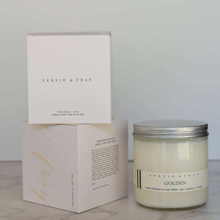 Ferpie + Fray - Wholesale Jar/Filled Candle - Golden1