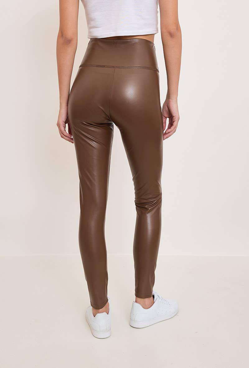 Orice - Wholesale Fashion Leggings - Women's - Slim faux leather leggings - Orice14