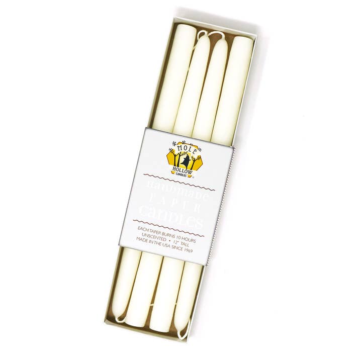 Mole Hollow Candles - Wholesale Tapered Candle/Candlestick - 12" Taper Candle Sets - Choose from 39 colors!