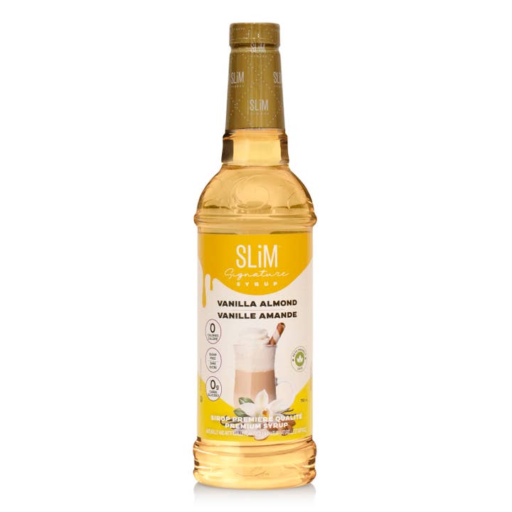 Slim Syrups - Wholesale Flavored Syrup - Slim Syrups Sugar Free Vanilla Almond Syrup