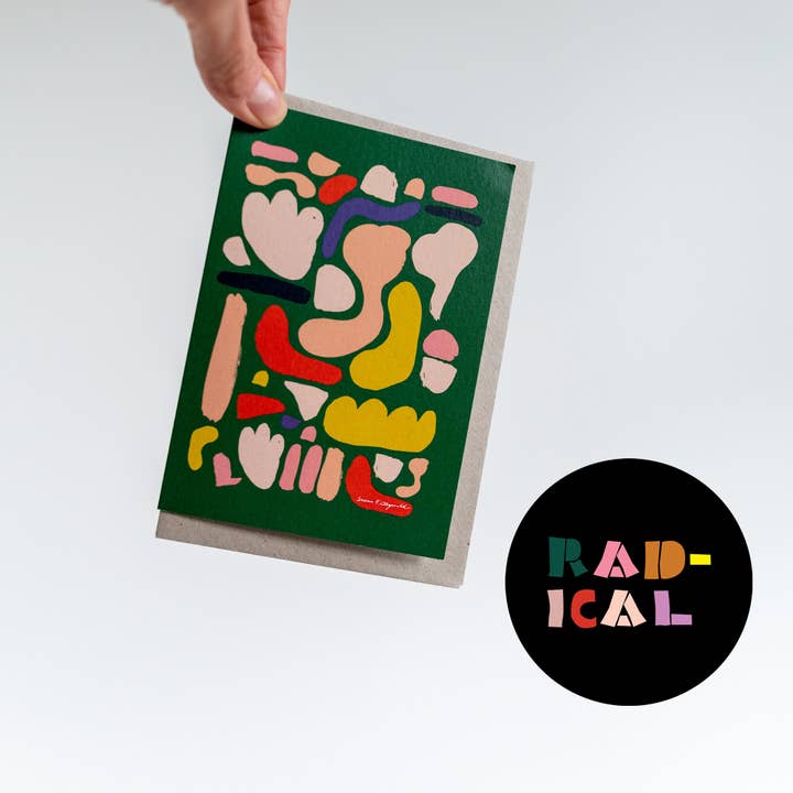 Wild Ones - RADICAL Grußkarte (leer) für den Großhandel von Spin Spin