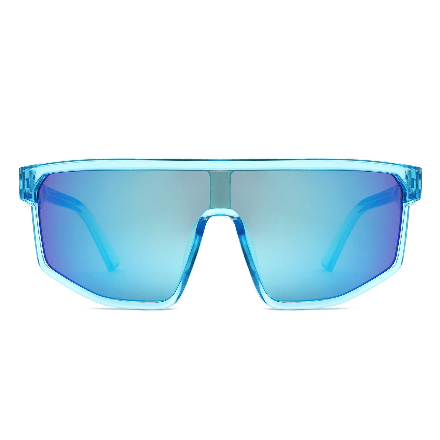 Cramilo Eyewear – wholesale Sunglasses – Unisex – Retro Futuristic Shield Wrap Geometric Sporty Sunglasses6