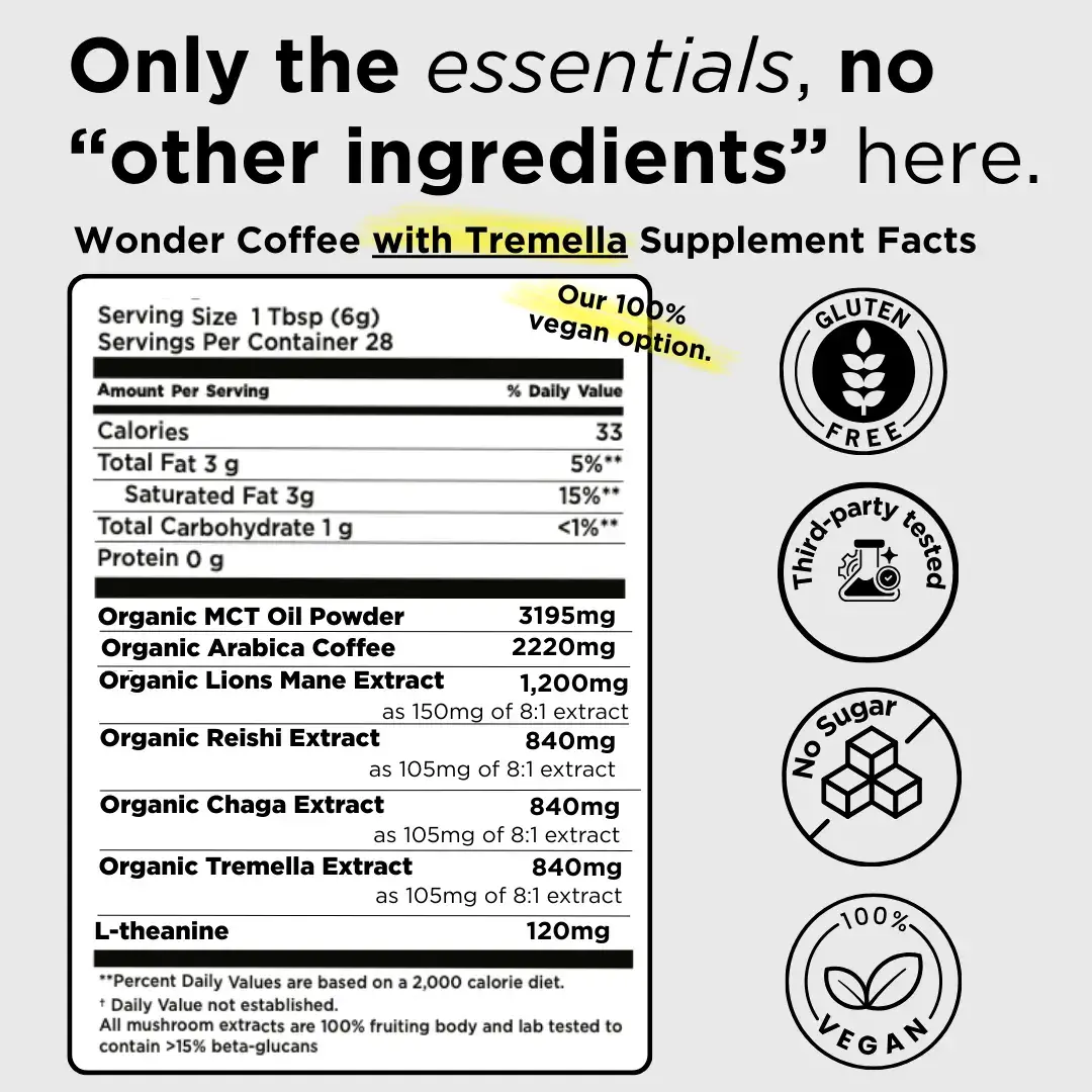 Pow - Wholesale Instant Coffee/Espresso - Wonder Coffee – Functional Mushroom Coffee with Adaptogens8