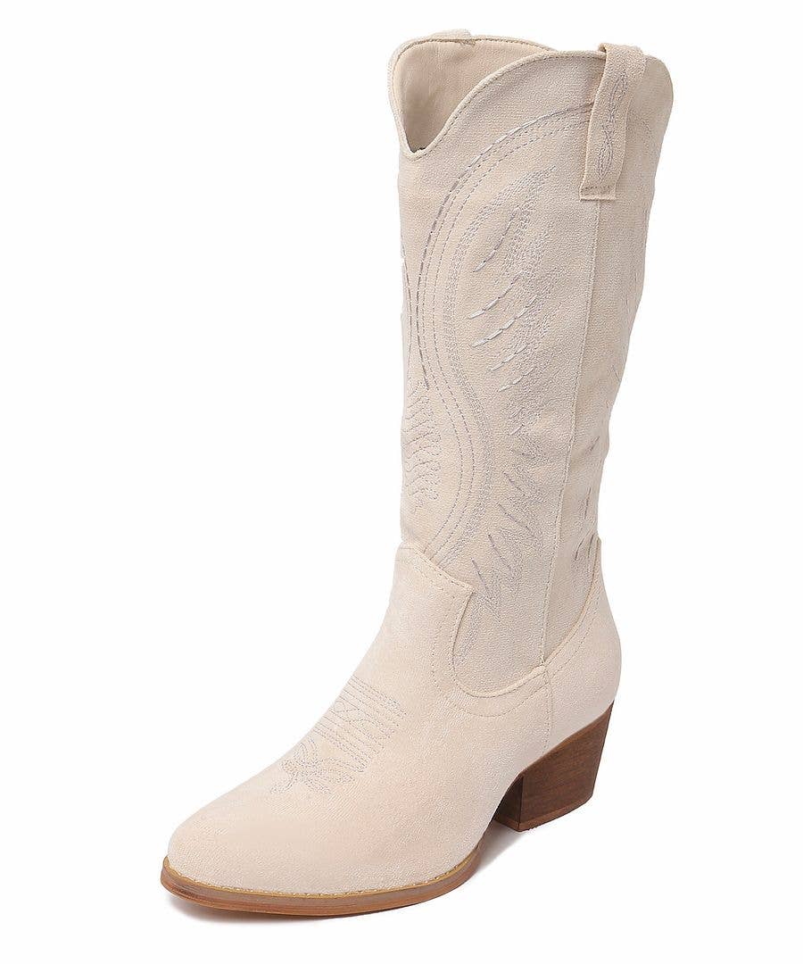 J.Adams Shoes - Wholesale Cowboy Boots - Women's - Roundup | White
