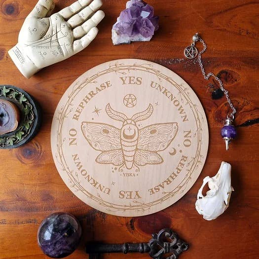 Yiska Designs – Material de meditação por atacado – Tabuleiro de Pêndulo com Tema de Mariposa0