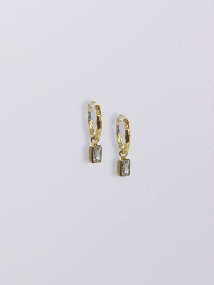 Selene Birthstone Minireifen//Goldfarbenes Vermeil für den Großhandel von Hobo and Hatch