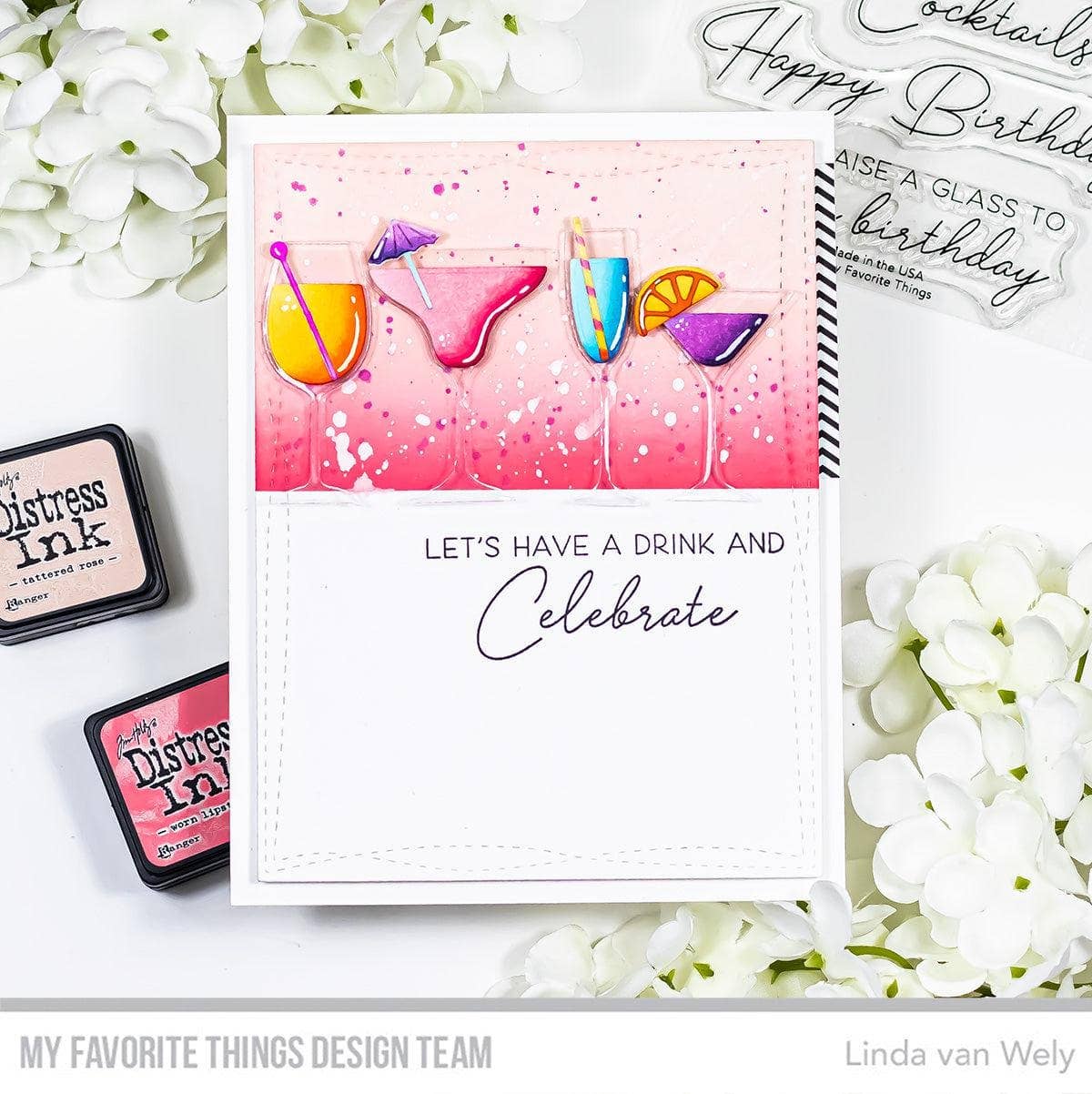 My Favorite Things - Wholesale Verjaardagskaartje - Hef een glas26