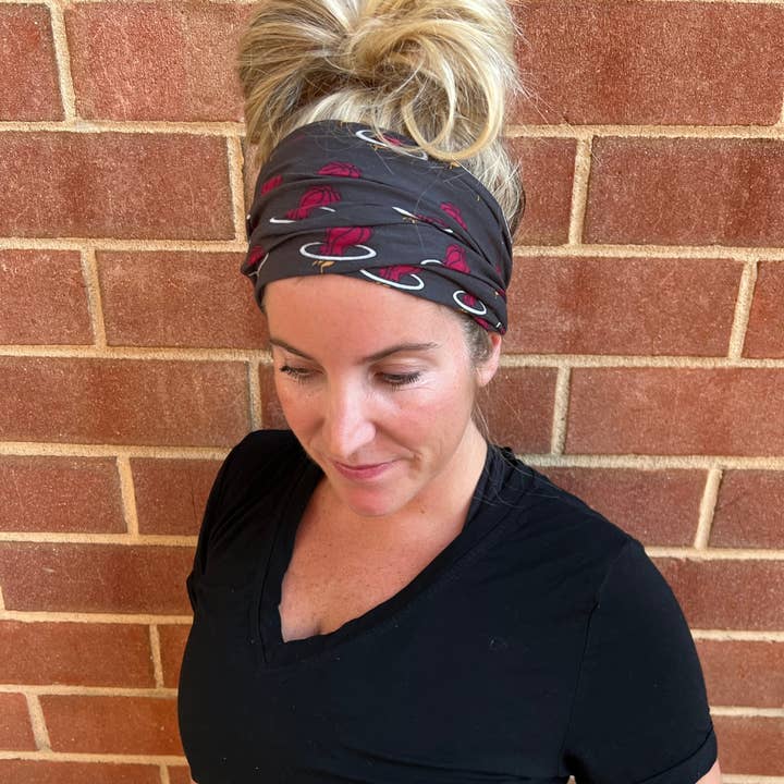 Headbands of Hope | One Purchased One Donated - Wholesale Turban - Women's - Tube Turban - Miami Heat