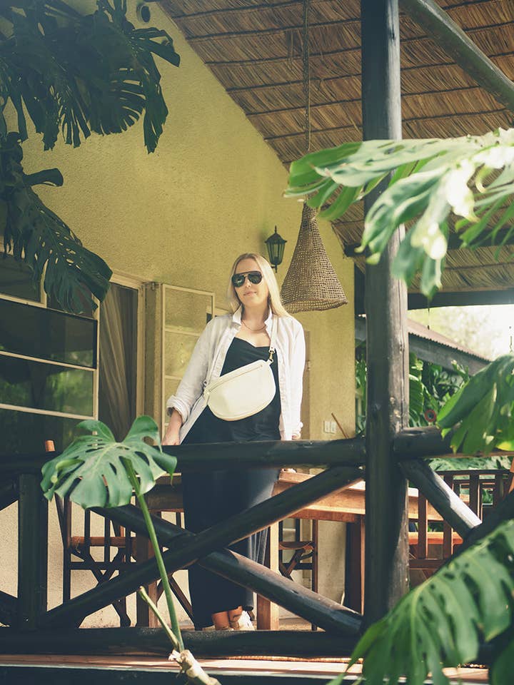 The Big Sling Bag, Oyster for wholesale by ABBY ALLEY