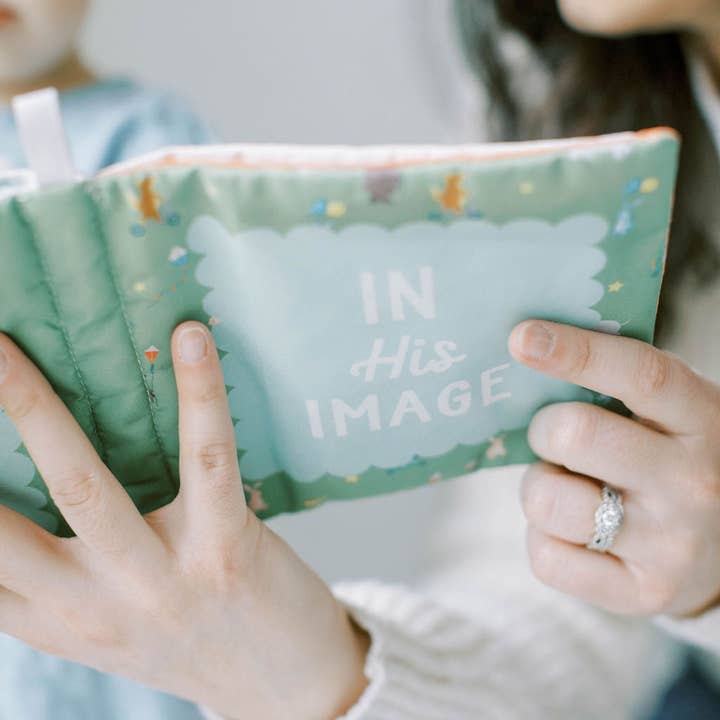 Tiny Theologians - Wholesale Baby & Toddler Book (0-2) - In His Image Fabric Baby Book20