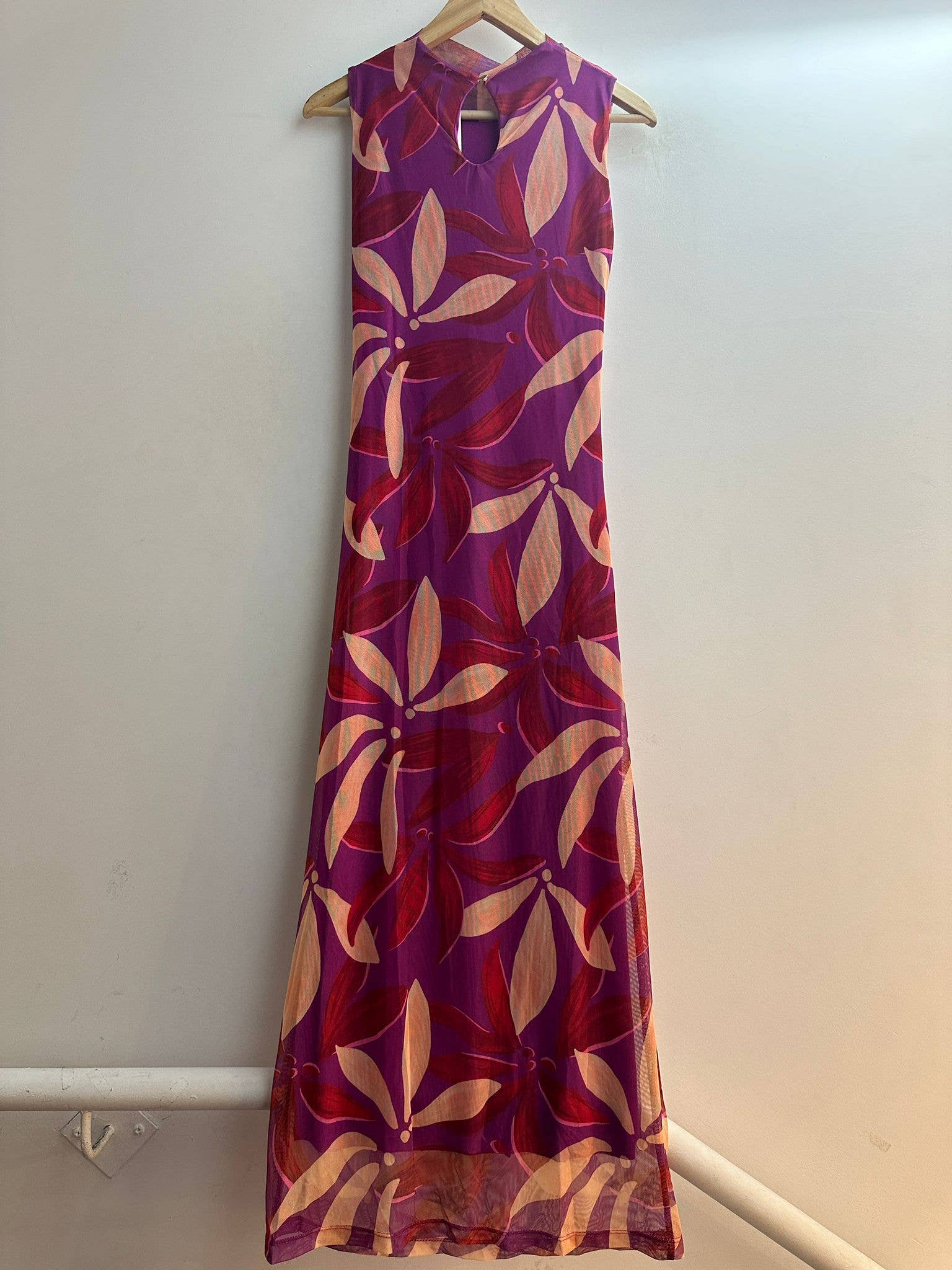 LORIANE – wholesale Klänning - Dam – LORIANE ärmlös maxiklänning med tryckt mönster, one size9