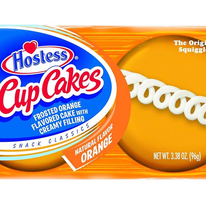 Long Island Candy Factory – Cupcake por atacado – Cupcake de laranja Hostess 2 Pack 3,17 onças, 6 quilates, DOSE ÚNICA1