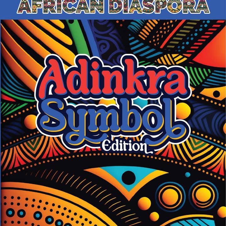 Unity Hues - Wholesale Coloring & Activity Book - Adult - Coloring the African Diaspora: Adinkra Symbol Edition