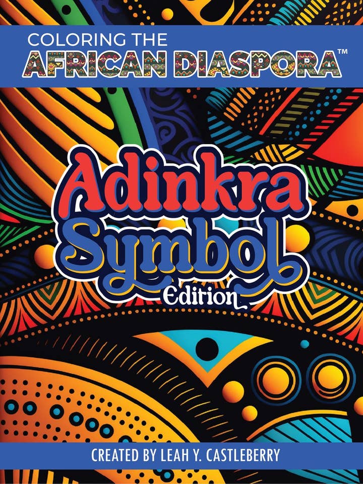 Die afrikanische Diaspora ausmalen: Adinkra Symbol Edition für den Großhandel von Unity Hues