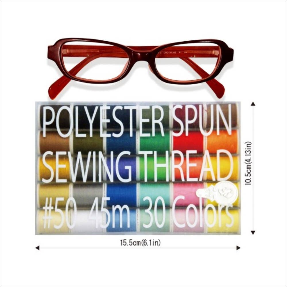 LEONIS SHIRTS & FAVORITES - Wholesale Thread - 30 Color Handy Polyester Sewing Threads 45 m (50 yds)6