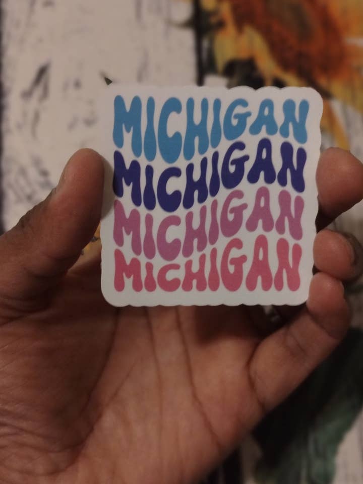 Michigan Repeat Sticker for wholesale by MadeByHBK