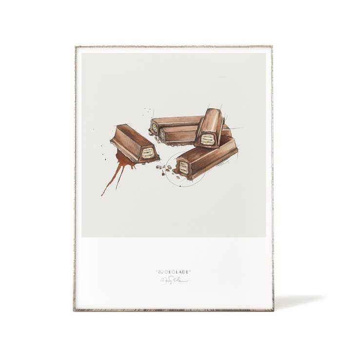 Tirages d'art 30 x 40 - Chocolat pour la vente par Emmeselle