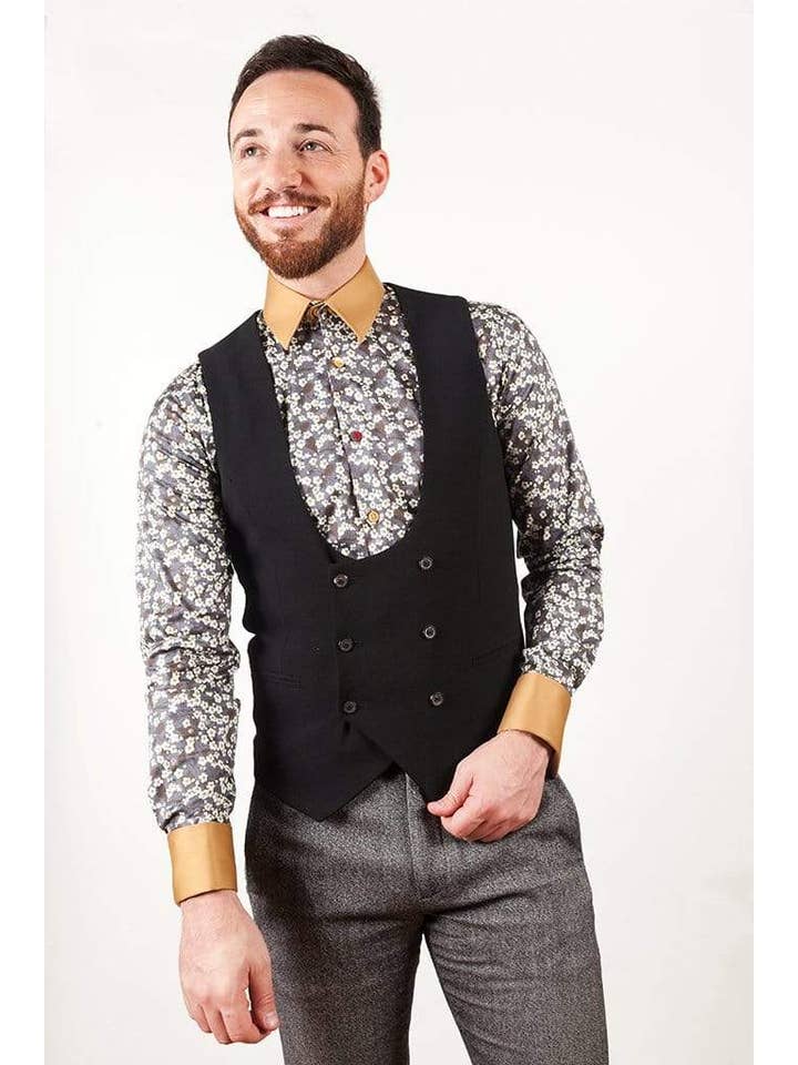 Aayat Menswear – Großhandel Hemd mit Button-down-Kragen – Herren – HERREN HEMDEN MIT FRANZÖSISCHEN MANSCHETTEN, SCHMALE PASSFORM, NANTES