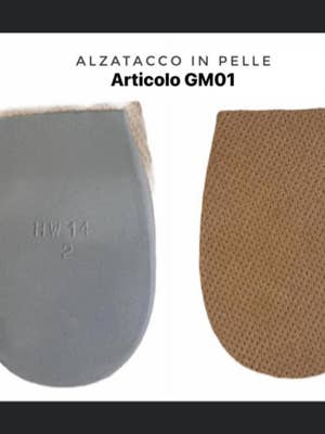 Artikel GM 01 Hiellift van kalfsleer van 1 cm voor wholesale door GMSHOES