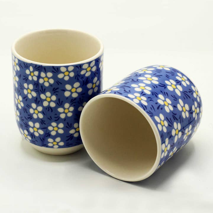 AW Artisan - Wholesale Tea Set - Tea cups - Margarita Blue1