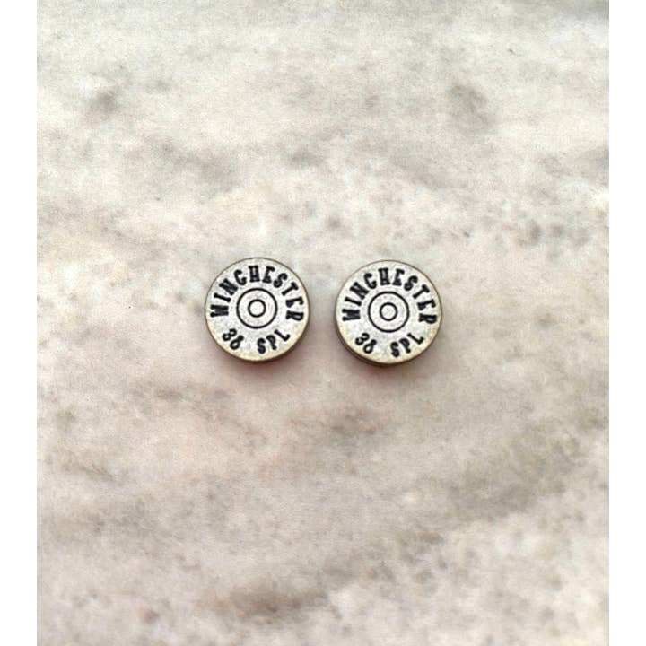 EllaRaeMouldsVinyls – wholesale Craft supplies – Winchester Bullet Stud Earring, Silicone Mould