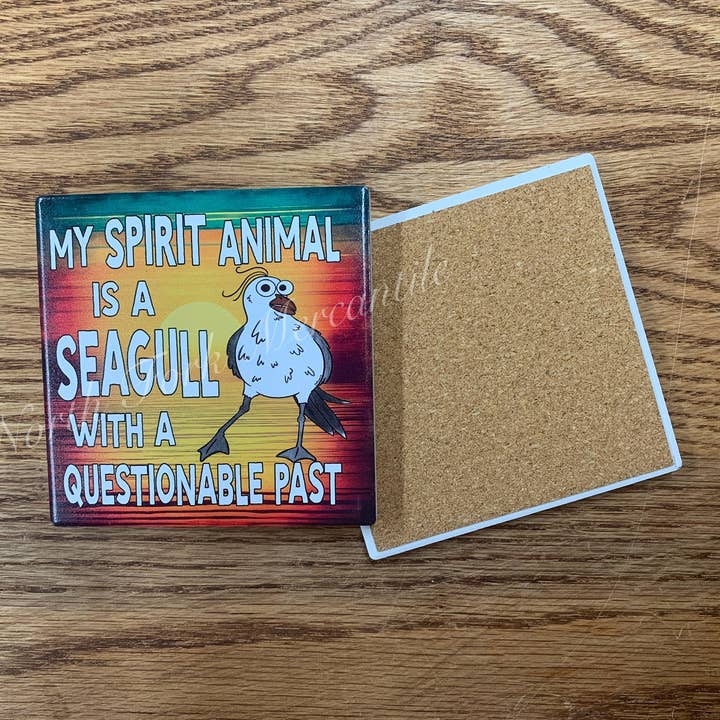 My Spirit Animal Is A Seagull With A Questionable Past for wholesale by North Fork Mercantile