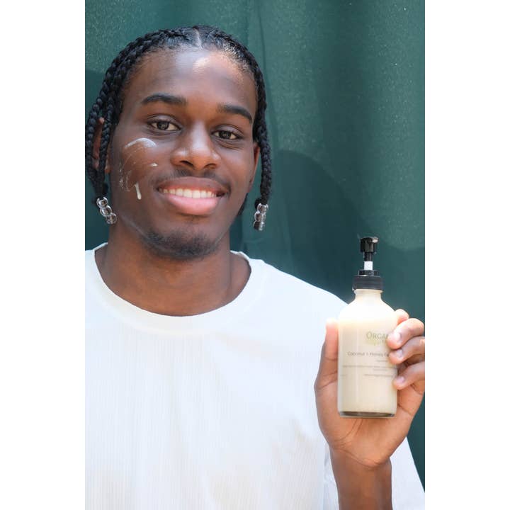 Kokos + Honing Gezichtsreiniger voor wholesale door Organic Clarity