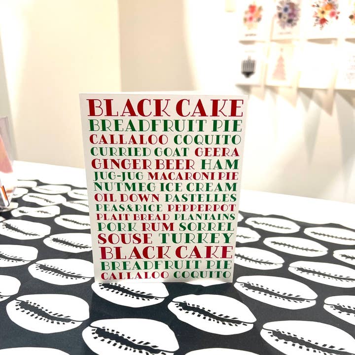 Junebug Ink - Wholesale Season's Greetings Card - Caribbean Holiday (Recipe Inside)3