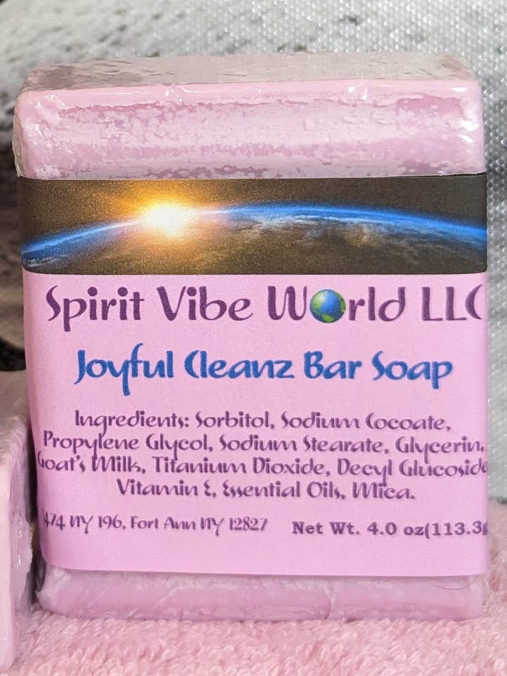 Joyful Cleanz Bar Soap for wholesale by Spirit Vibe World LLC