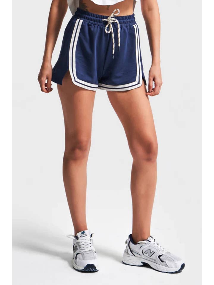 My 9Teen - Wholesale Athletic Shorts - Women's - Slits N Stripes Shorts1