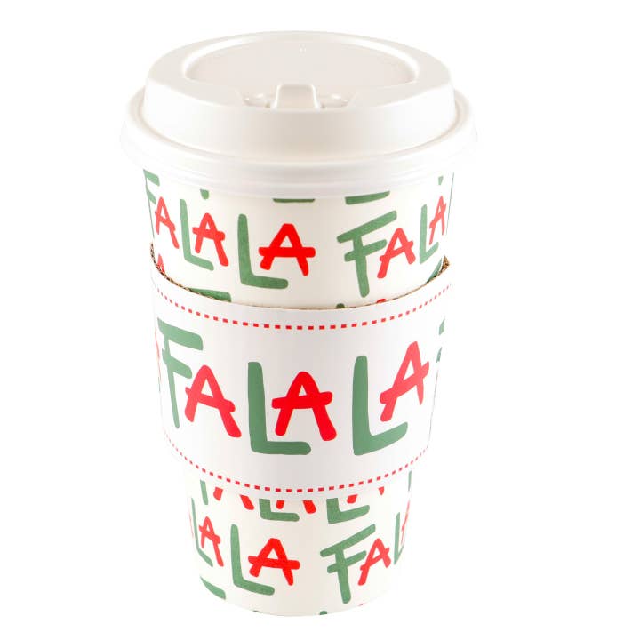 $5.00 min 12 FALALA HOT/COLD CUP AND SLEEVE W/LID for wholesale by LUX FRAGRANCES