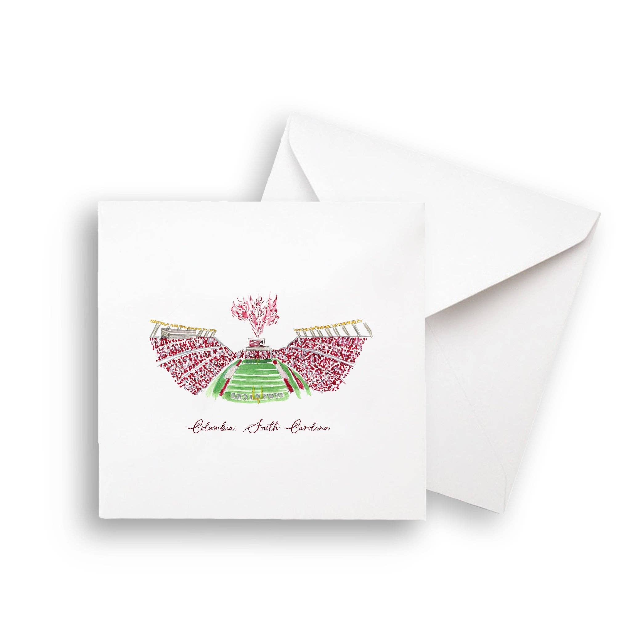 French Graffiti - Wholesale Tea Towel - Columbia, South Carolina Stadium5