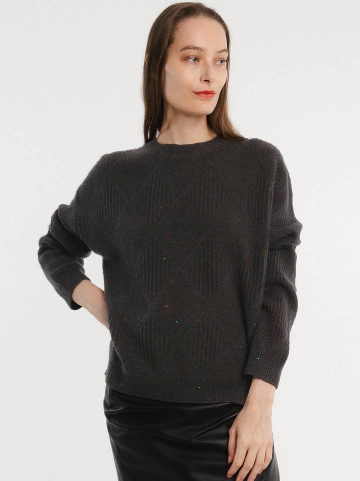 Trui 100% Wol in glanzgaren voor wholesale door JULIA PARIS