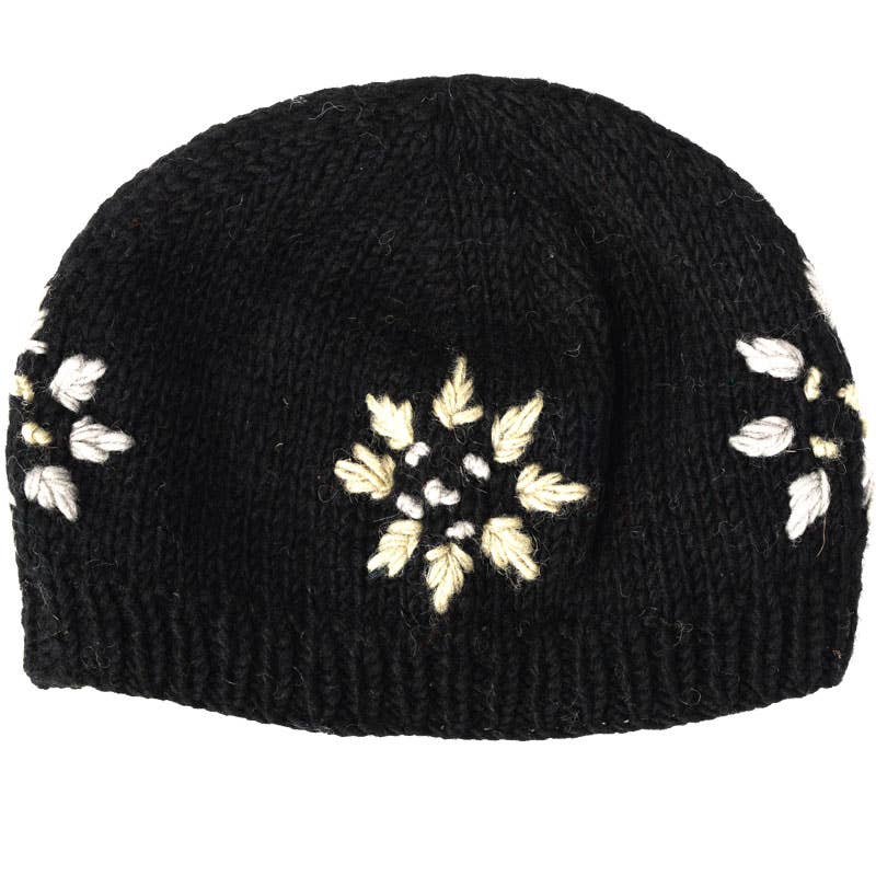 Benjamin International – Gorro - Mulher por atacado – Gorro de malha com flores3