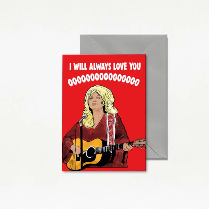 Cheeky Chops Cards & Wanky Candles - Vendita all'ingrosso Biglietti per San Valentino - Divertente biglietto di San Valentino di Dolly Parton