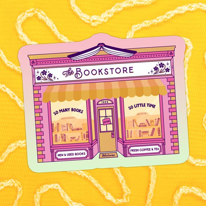 Stickers+ X Ashley Bexar - Wholesale Sticker - Books Bookish Bookstore Book Waterproof Vinyl Sticker