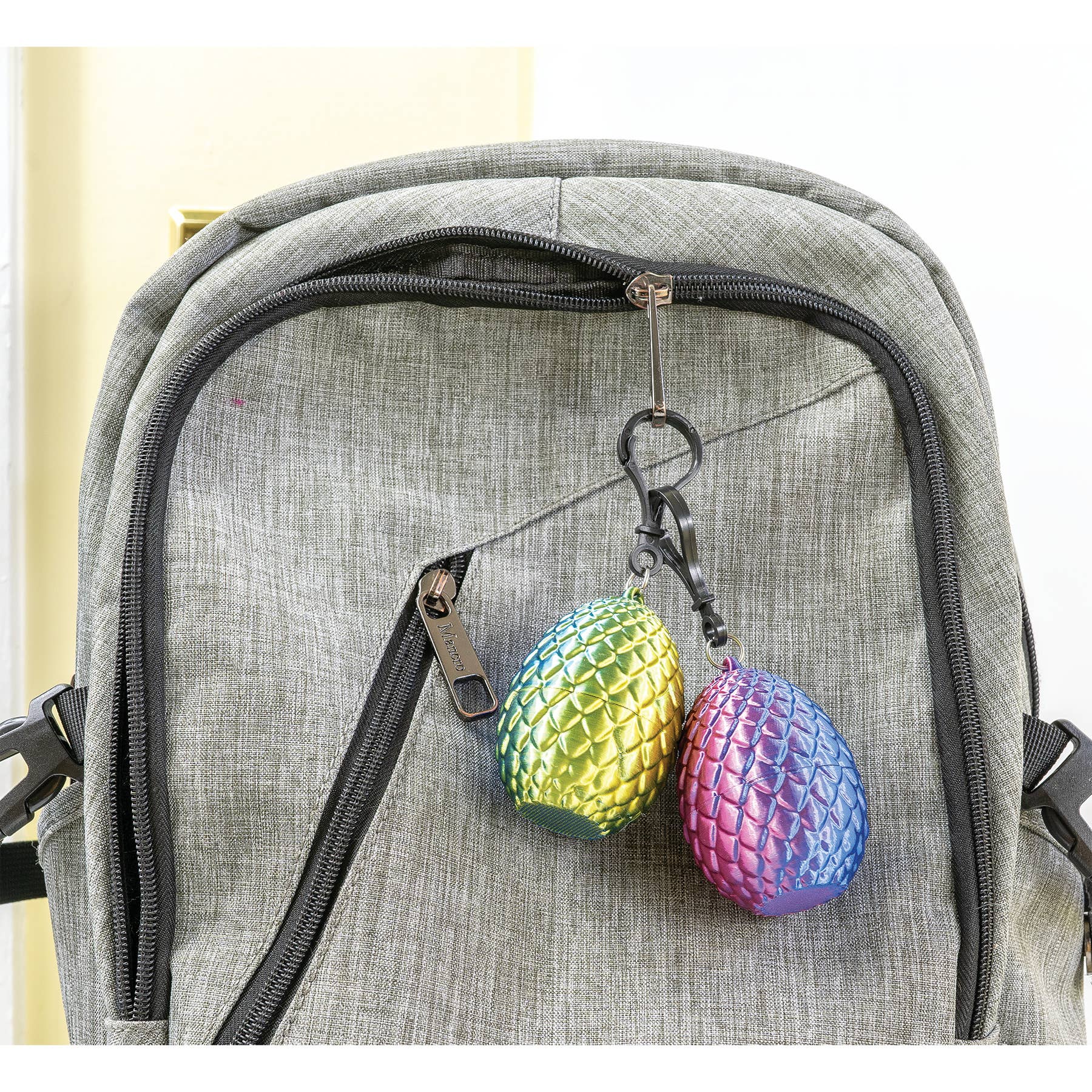 Geddes - Wholesale Keychain - Kids - 3D PRINTED DRAGON EGG W/ MINI DRAGON KEYCHAIN   12/DSP8