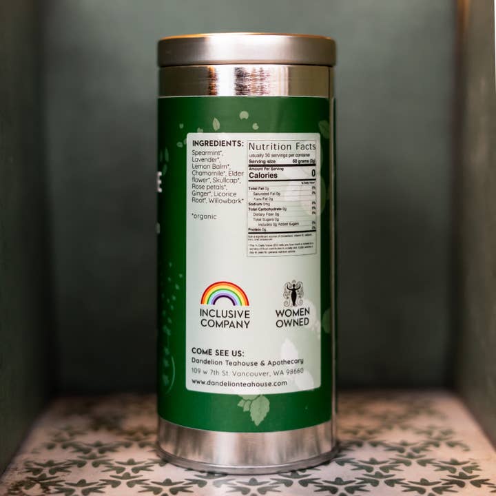 Dandelion Teahouse and Apothecary - Wholesale Health/Detox Tea - Headache Help Herbal Tea Blend1