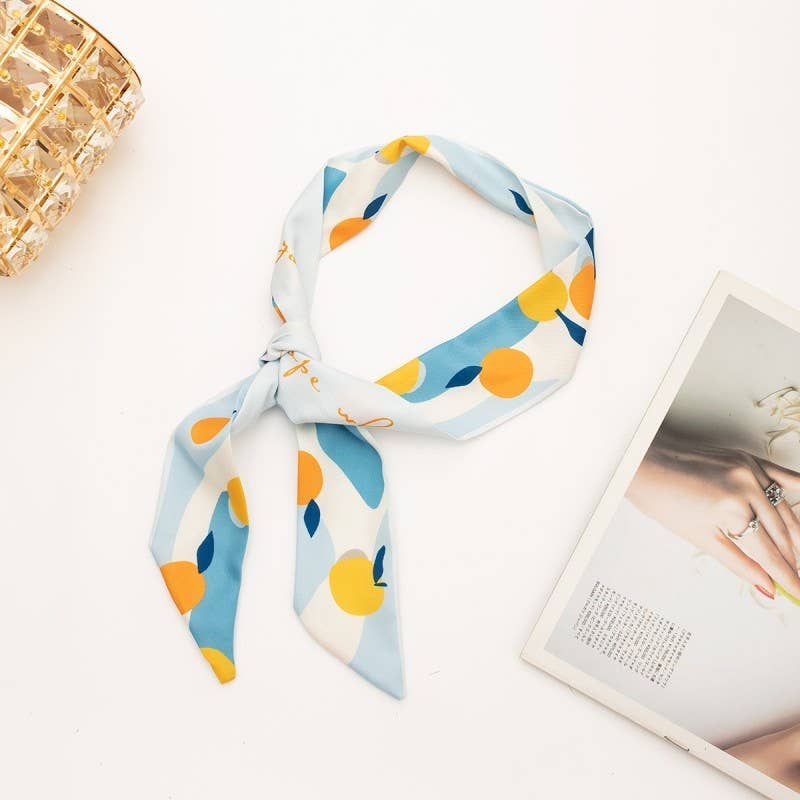 JOSSLYN by wall to wall - Wholesale Sjaal - Dames - Zachte zijdezachte smalle Twilly sjaal voor om de nek | 40SC6665