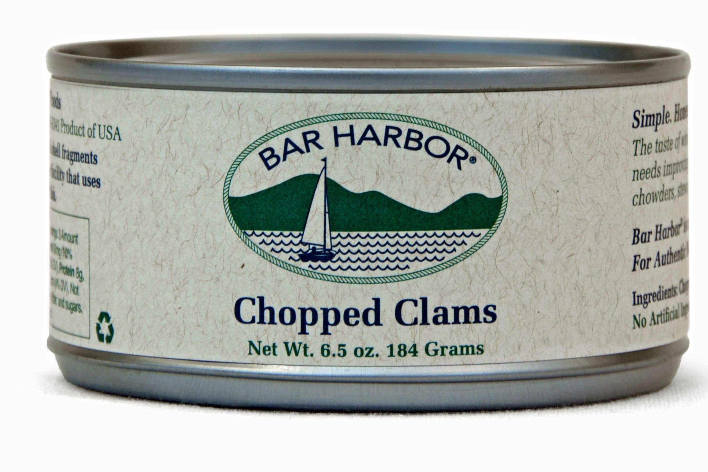 Sanniti - Wholesale Tinned Fish - BAR HARBOR CHOPPED CLAMS