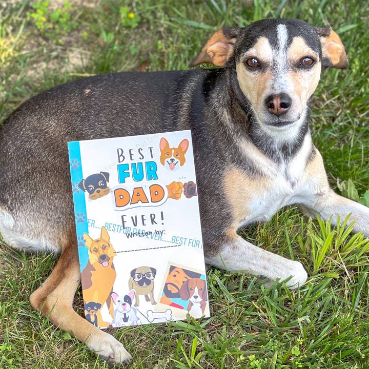 Best Fur Dad Ever (Paperback), Written by Your Canine Fur-Kid! for wholesale by Bored to Brilliant