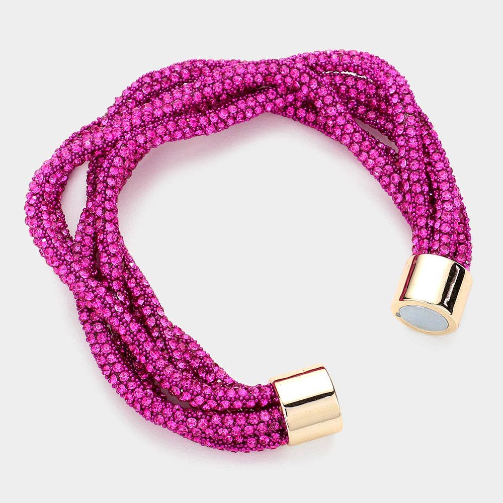 Sensibling Corp. - Wholesale Geweven/gevlochten armbanden - Bling Meerdere Lagen Magnetische Armband9