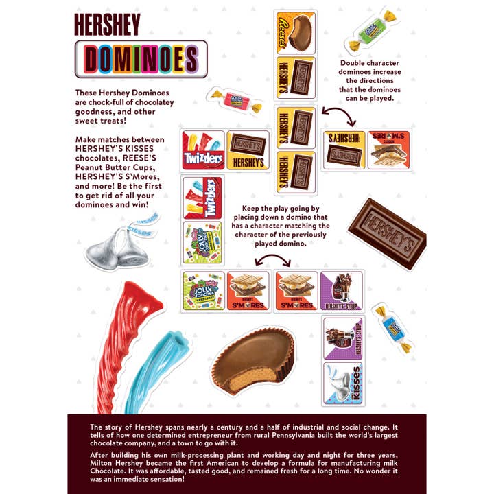 Masterpieces Puzzles - Wholesale Dominoes - Hershey's Picture Dominoes