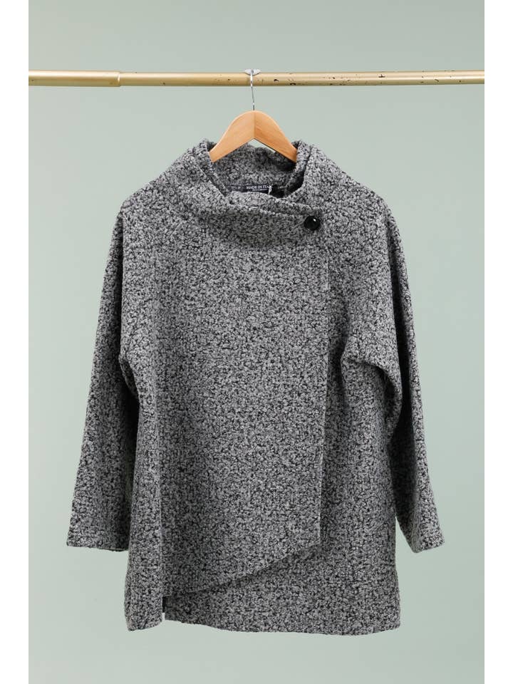 la maison des fibres naturelles – Engroshandel College-/baseballjakke – Kvinder – Kimono-stil jakke 09517 90% polyester 10% uld10