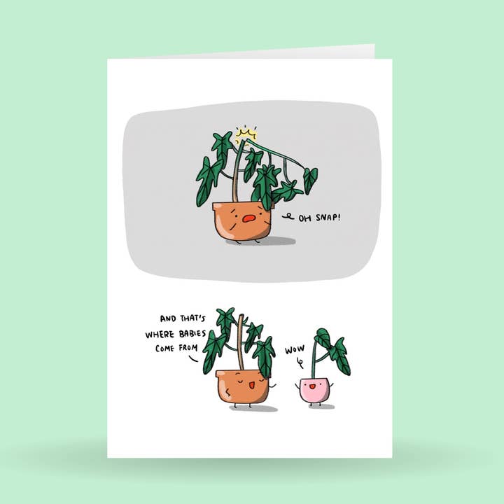Hvor babyer kommer fra, Plant lykønskningskort for engroshandel hos Home by Faith