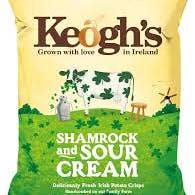 L&F Universal Goods – wholesale Crisps – Keoghs Shamrock & Sour Cream (Ireland) 28 CT0