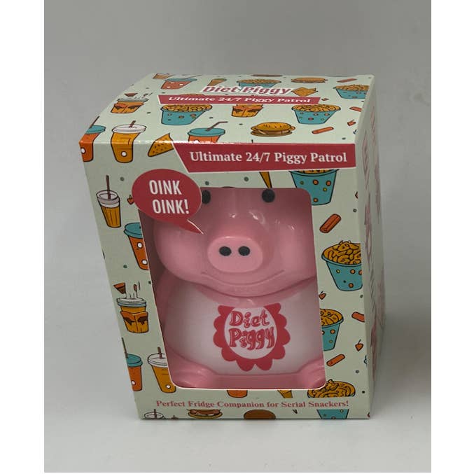 The Diabolical Gift People - Novelty Gifts, Mother's Day - Wholesale Gag Gift/Novelty Gift - Diet Pig - Novelty Gifts, Gag Gift, Christmas Gifts