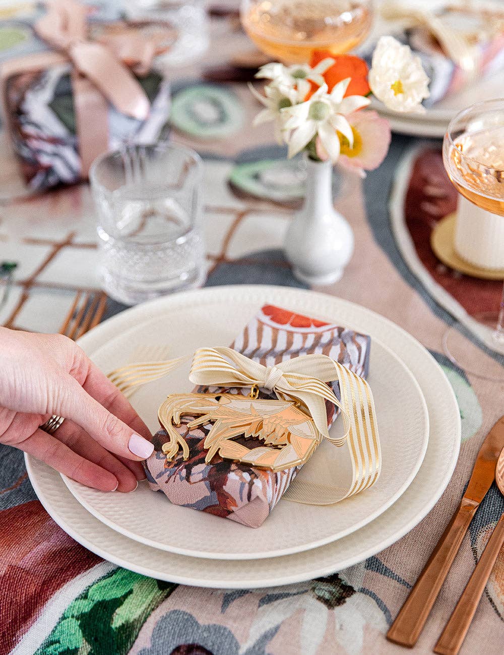 Bespoke Letterpress - Wholesale Inpakpapier - Zomerpicknick/Crab & Squid cadeauverpakking, 6 stuks16