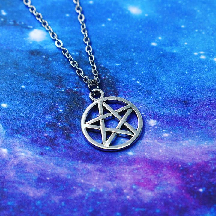 Pentacle pendant, Wicca jewelry, witch, gothic for wholesale by JorieJewelry